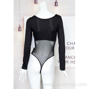 Baby Rib And Mesh Body Suit